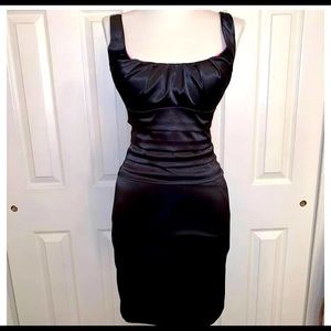 B Darlin black silk dress